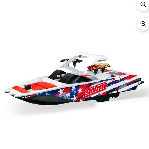 Hyper Toy Company Pavati 2.0 RC Boat, Stars & Stripes, 1:18 Scale with Remote - Picture 4 of 9